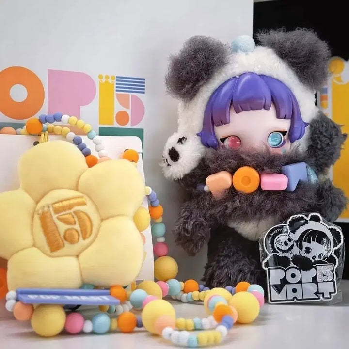 [BUNJANG] Pop Mart 15th Anniversary Skull Panda Figure (Staff Exclusive Edition) / 택포13)팝마트 15주년 직원 한정판 스컬판다 피규어