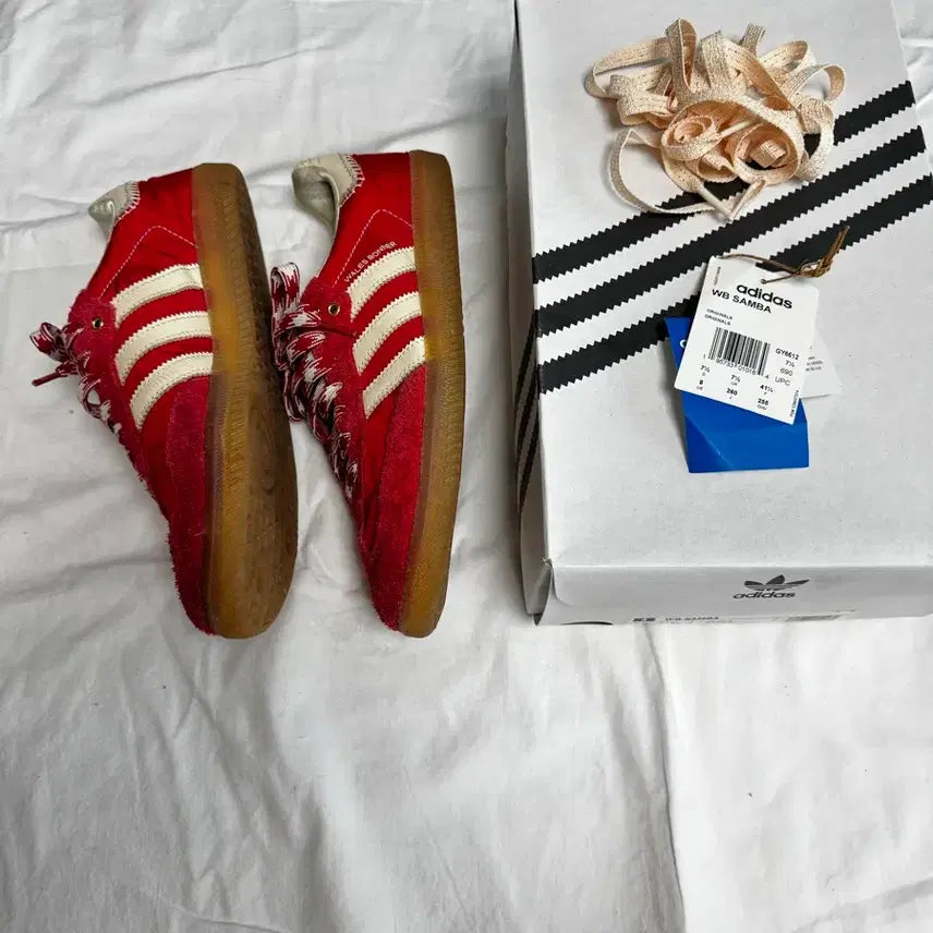 [BUNJANG] Adidas Samba Wales Bonner Collegiate Orange Sneakers / 아디다스 삼바 웨일즈보너 컬리지에이트 오렌지 260