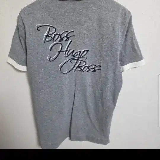 [BUNJANG] Boss Pima Cotton Color Block Short Sleeve T-shirt / 보스 피마코튼배색 반팔티.  L