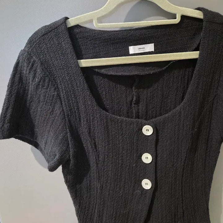 [BUNJANG] Summer Knit Cardigan Jacket / 여름 정장 니트 가디건 자켓 블랙, 화이트
