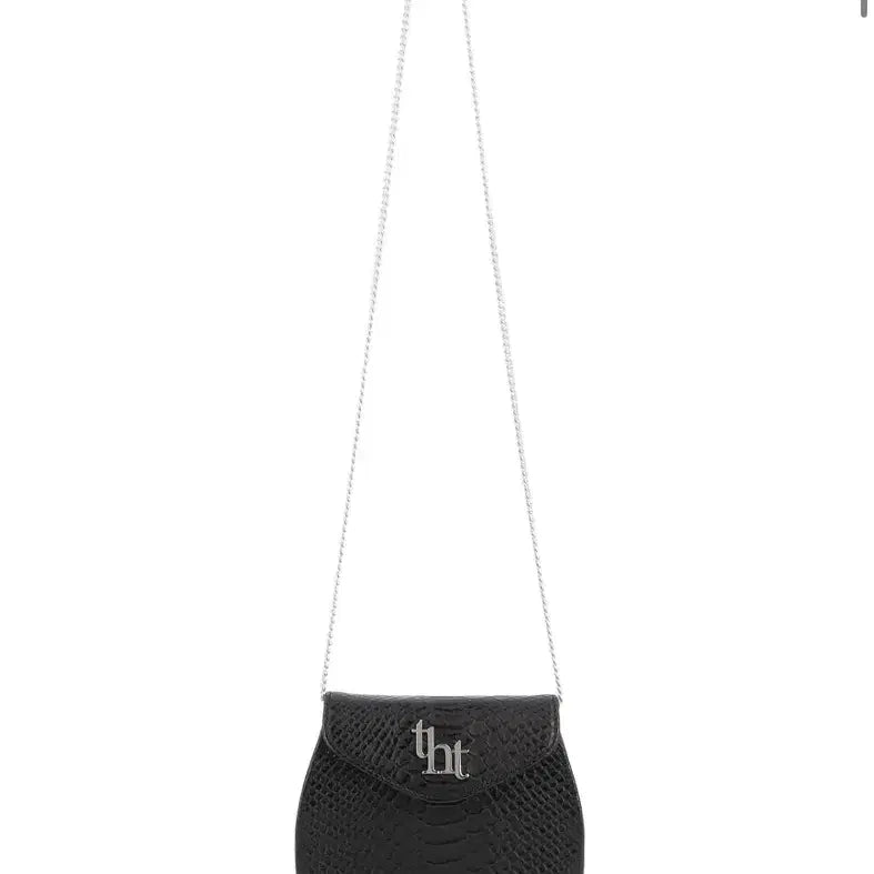 [BUNJANG] Threetimes Mini Moon Bag Black Chain Bag / threetimes 쓰리타임즈 미니 문백 블랙 체인