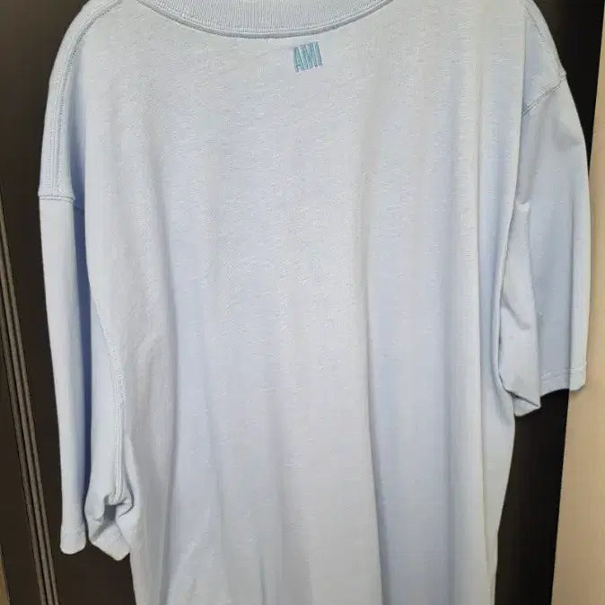 [BUNJANG] BTS Army Heart Logo Sky Blue T-shirt XL / 아미 하트로고 반팔 스카이블루 XL