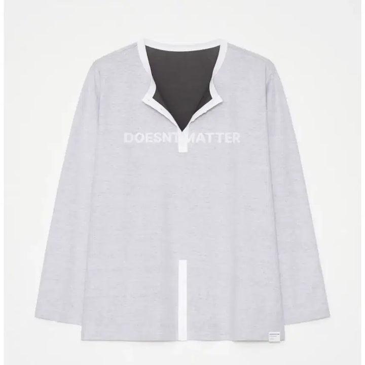[BUNJANG] The Matter Reversible Henley Neck Shirt / 더즌매터 리버시블 헨리넥