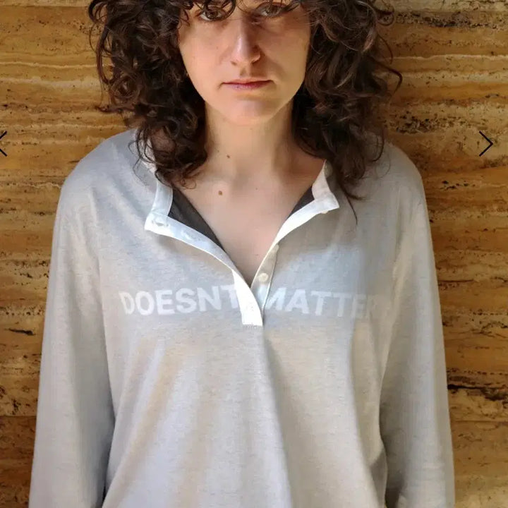 [BUNJANG] The Matter Reversible Henley Neck Shirt / 더즌매터 리버시블 헨리넥