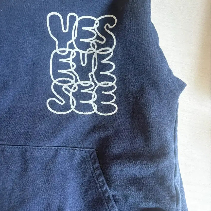 [BUNJANG] Yeseyesee Navy Hoodie S / 예스아이씨 네이비 후드티 s