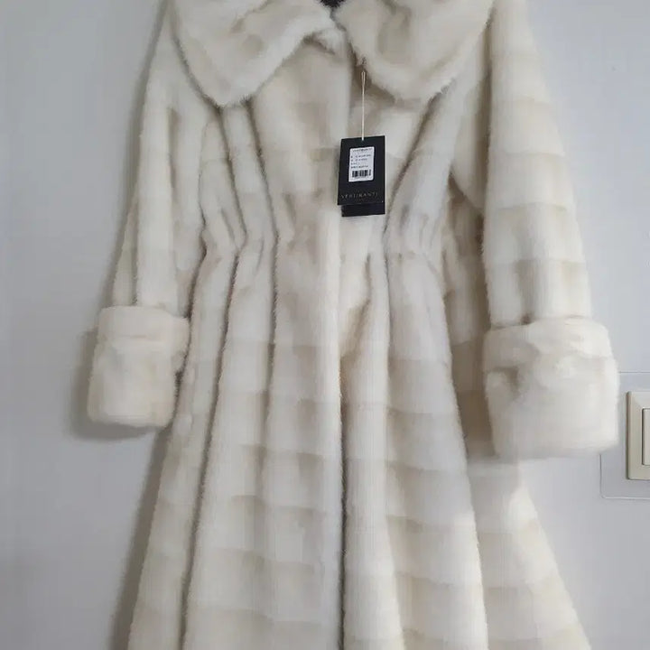 [BUNJANG] Bertilante Mink Coat Ivory Free Size / 버티란테 밍크 코트 아이보리 F 새상품