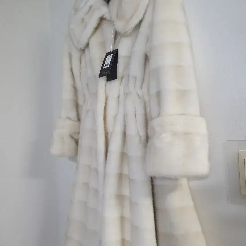 [BUNJANG] Bertilante Mink Coat Ivory Free Size / 버티란테 밍크 코트 아이보리 F 새상품