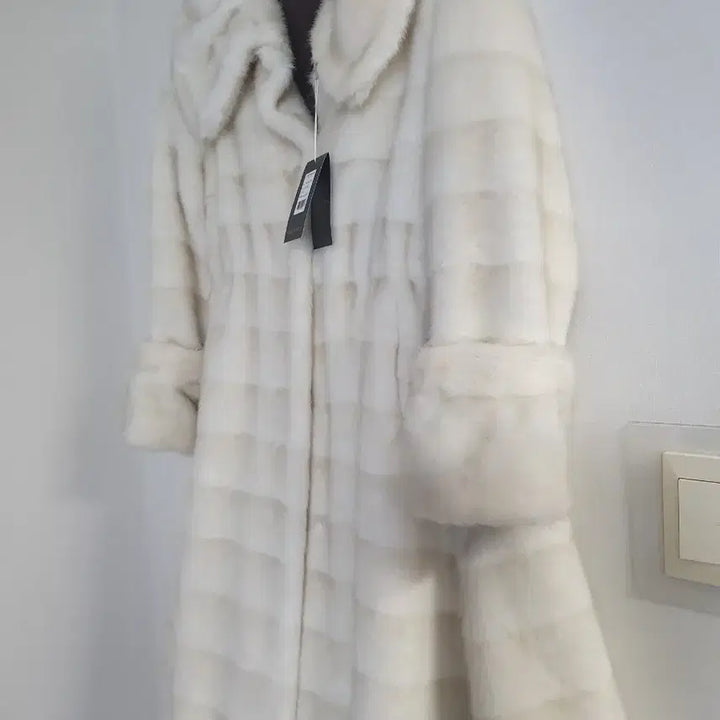 [BUNJANG] Bertilante Mink Coat Ivory Free Size / 버티란테 밍크 코트 아이보리 F 새상품