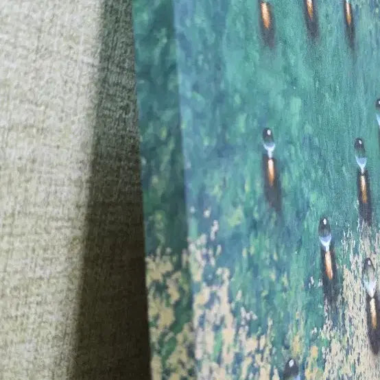 [BUNJANG] Oh Tae Hwan Watercolor Painting - Waterdrop / 오태환 화백 유화 그림 물방울 정