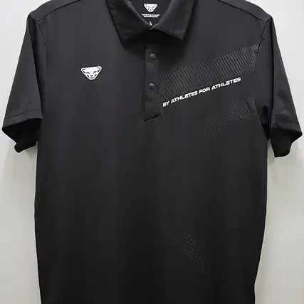 [BUNJANG] Dynafit Short-Sleeve Polo Shirt Snaps L (100) Black / 다이나핏 반팔 카라티 똑딱이 25년식 상태최상품