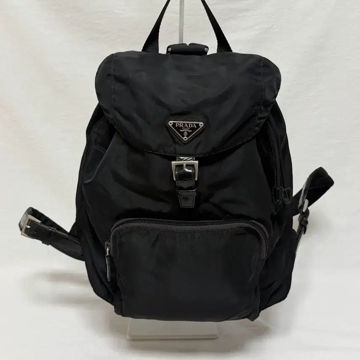 [BUNJANG] Authentic Prada Pocono Nylon One Pocket Backpack Black / 정품 프라다 포코노 나일론 원포켓 백팩 블랙