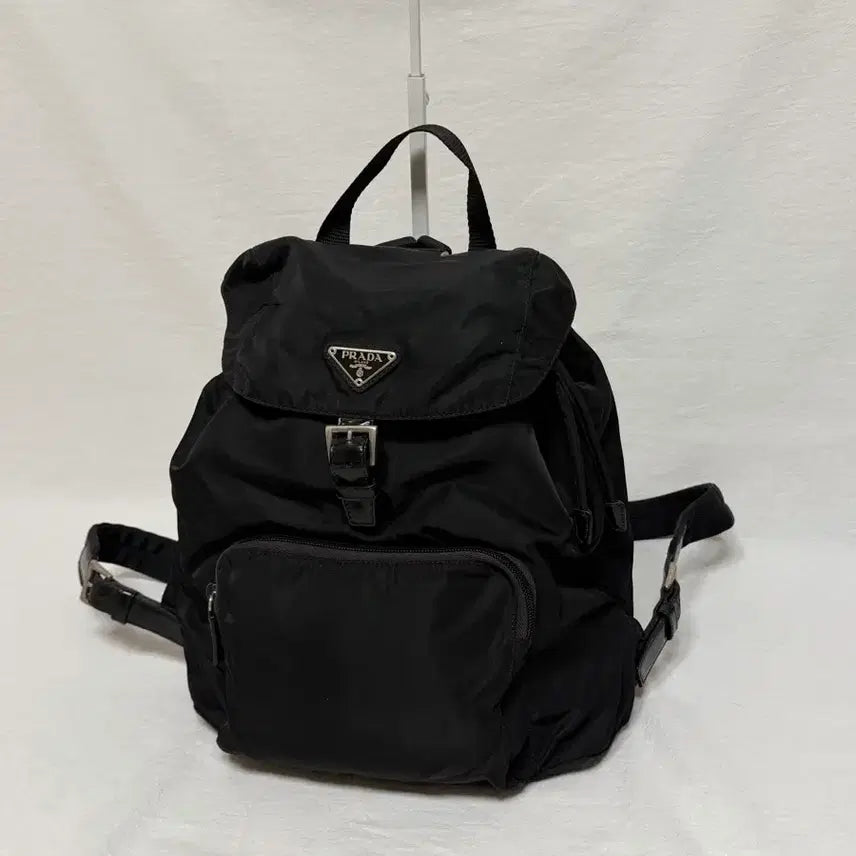 [BUNJANG] Authentic Prada Pocono Nylon One Pocket Backpack Black / 정품 프라다 포코노 나일론 원포켓 백팩 블랙