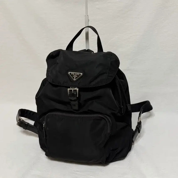 [BUNJANG] Authentic Prada Pocono Nylon One Pocket Backpack Black / 정품 프라다 포코노 나일론 원포켓 백팩 블랙