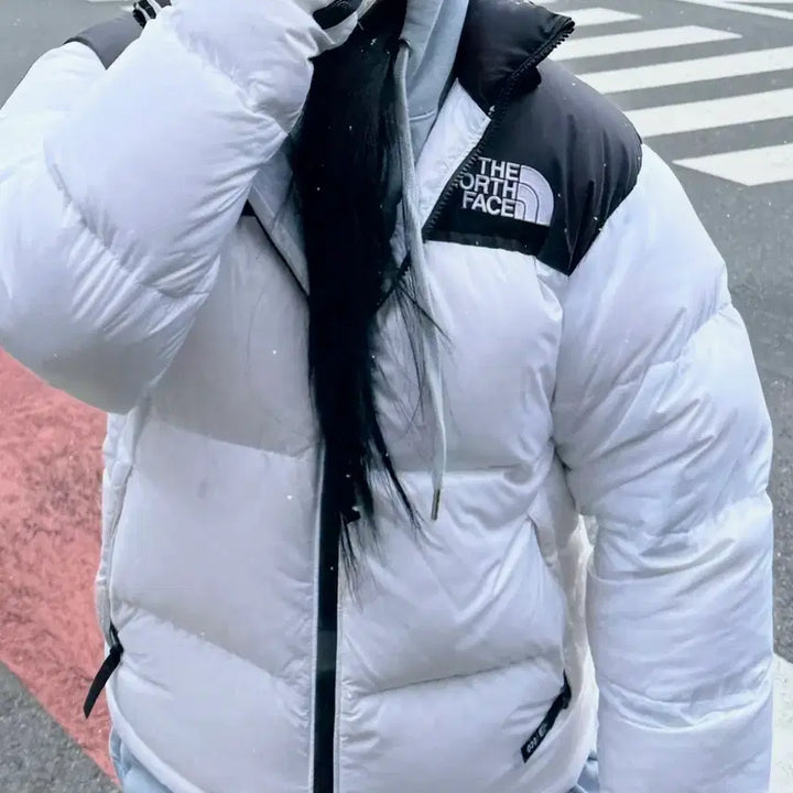 [BUNJANG] The North Face 1996 Eco Nuptse Puffer Jacket White / 노스페이스 1996 에코 눕시 패딩 화이트