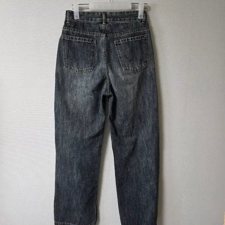 [BUNJANG] KAKA Denim Washed Slacks Jeans (25 inch Waist) / KAKA 데님 워싱 슬렉스  청바지  허리 25인치