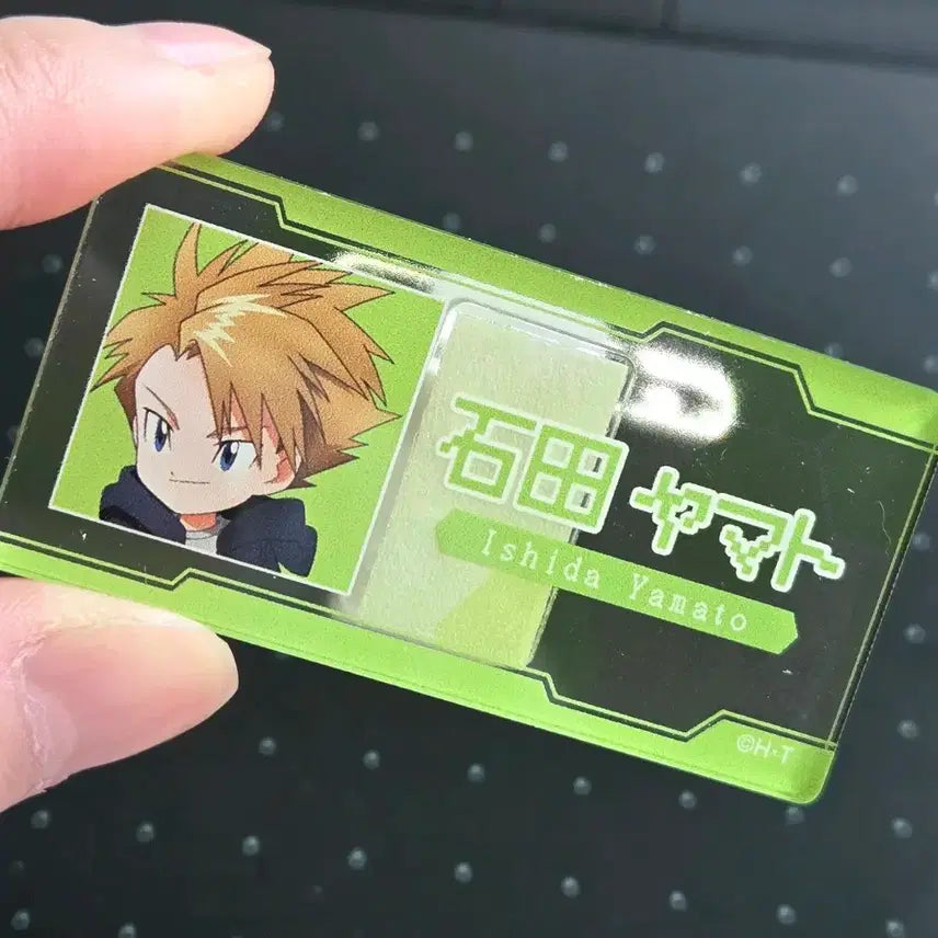 [BUNJANG] Digimon Yamato Ishida Acrylic Name Tag / 디지몬 매튜 아크릴 이름표 명찰