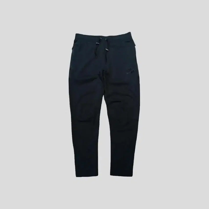 [SOLD OUT] 나이키 에어 피그먼트 블랙 톤톤 로고자수 82넘버 프린팅 밴딩 스웻팬츠