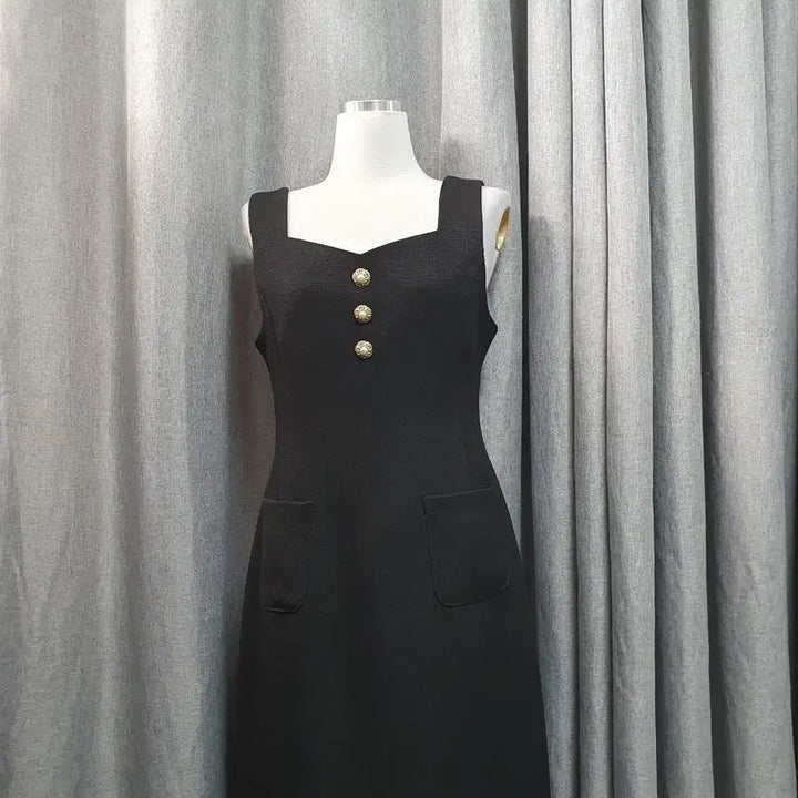 [BUNJANG] Matrans Elegant Black Dress / M아뜨랑스 고급 블랙원피스