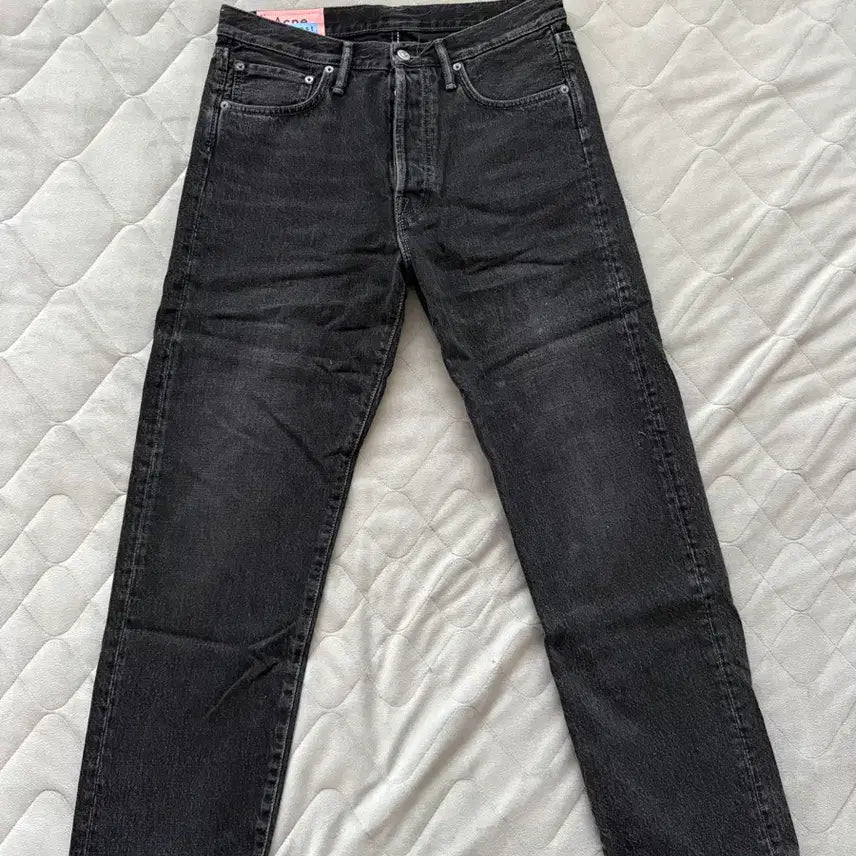 [BUNJANG] Acne Studios 1996 Used Black Denim Pants / 아크네 스튜디오 1996 유즈드 블랙 데님 팬츠  31x32
