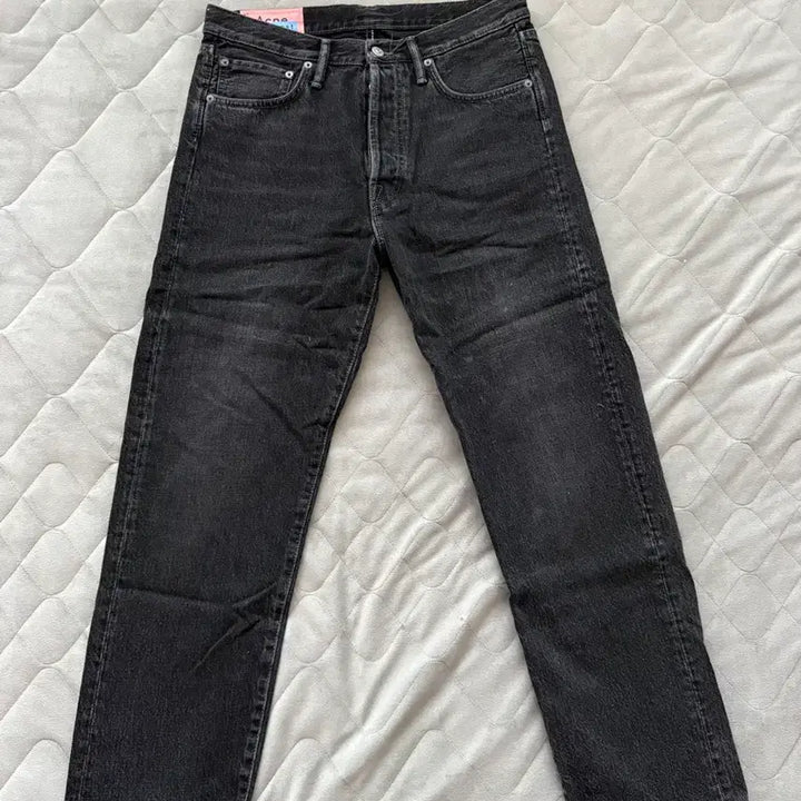 [BUNJANG] Acne Studios 1996 Used Black Denim Pants / 아크네 스튜디오 1996 유즈드 블랙 데님 팬츠  31x32