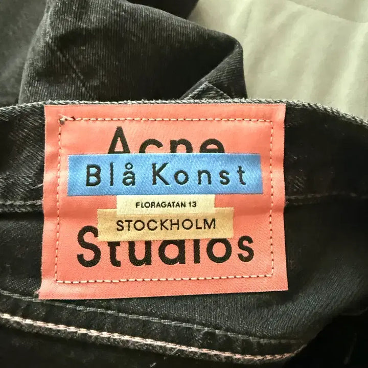 [BUNJANG] Acne Studios 1996 Used Black Denim Pants / 아크네 스튜디오 1996 유즈드 블랙 데님 팬츠  31x32