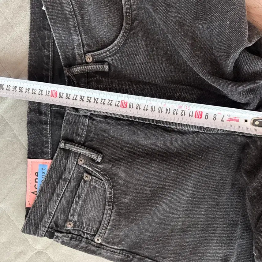 [BUNJANG] Acne Studios 1996 Used Black Denim Pants / 아크네 스튜디오 1996 유즈드 블랙 데님 팬츠  31x32