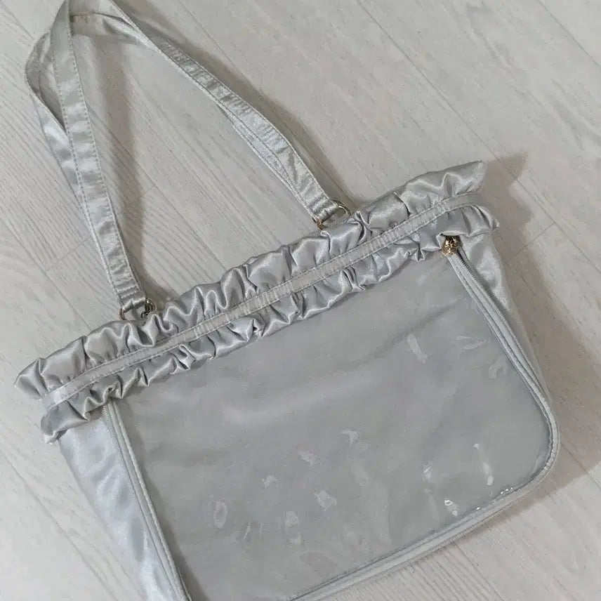 [SOLD OUT] 후유네코 부케 이타백 대형 사이즈 a4 실버그레이