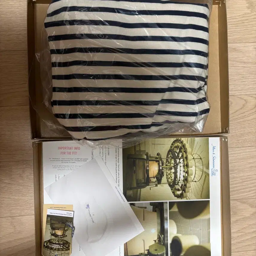[BUNJANG] Merz b. Schwanen Striped T-Shirt / 메르츠비슈바넨 스트라이프티 판매