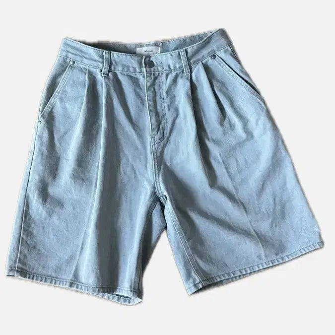 [BUNJANG] Fabregat Pleated Shorts Blue / fabregat 플리츠 반바지 블루