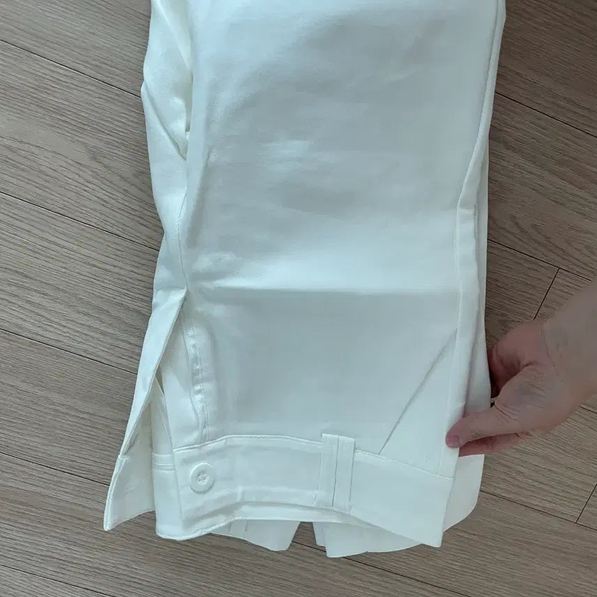 [BUNJANG] White Cotton Capri Pants (M) / 카프리팬츠 새상품 M