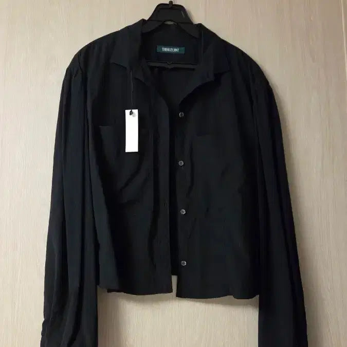 [BUNJANG] Think Plant Black Blouse / 띵크플랜트 블랙 블라우스 (새상품)