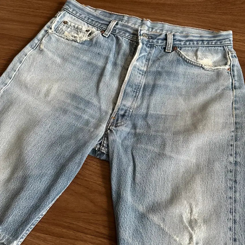 [BUNJANG] 80s 미제 빈티지 리바이스 501xx 컷오프 반바지 / 80s 미제 빈티지 리바이스 501xx 컷오프 반바지