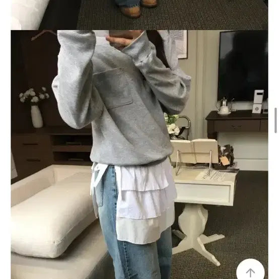 [BUNJANG] Anties Dot Layered Wrap Skirt / 에이블리 앤티즈 캉캉 도트 레이어드 랩스커트