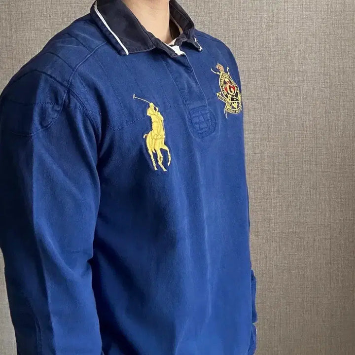 [BUNJANG] Polo Ralph Lauren Big Pony Rugby Shirt Navy / 폴로 랄프로렌 빅포니 럭비 셔츠 네이비