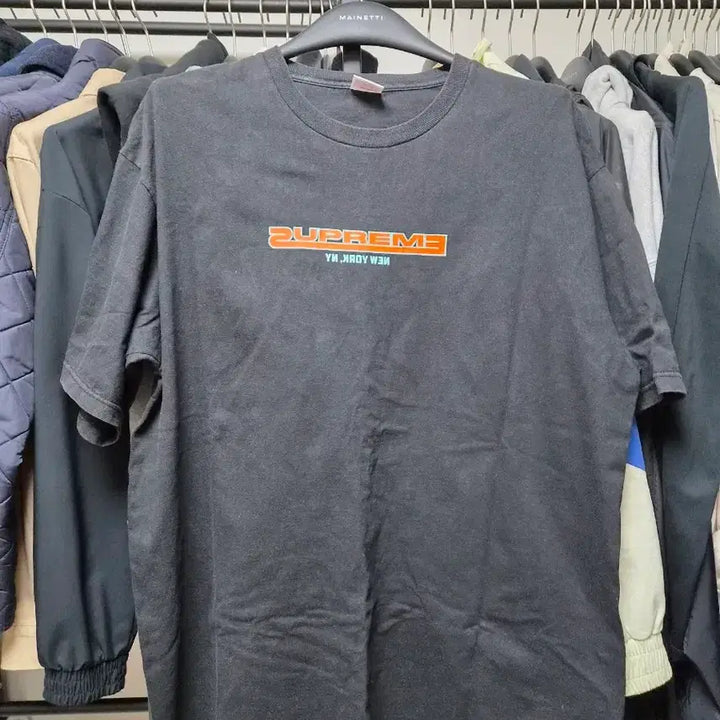 [BUNJANG] Supreme New York Short Sleeve T-Shirt Black / 슈프림 뉴욕 반팔 티셔츠 블랙