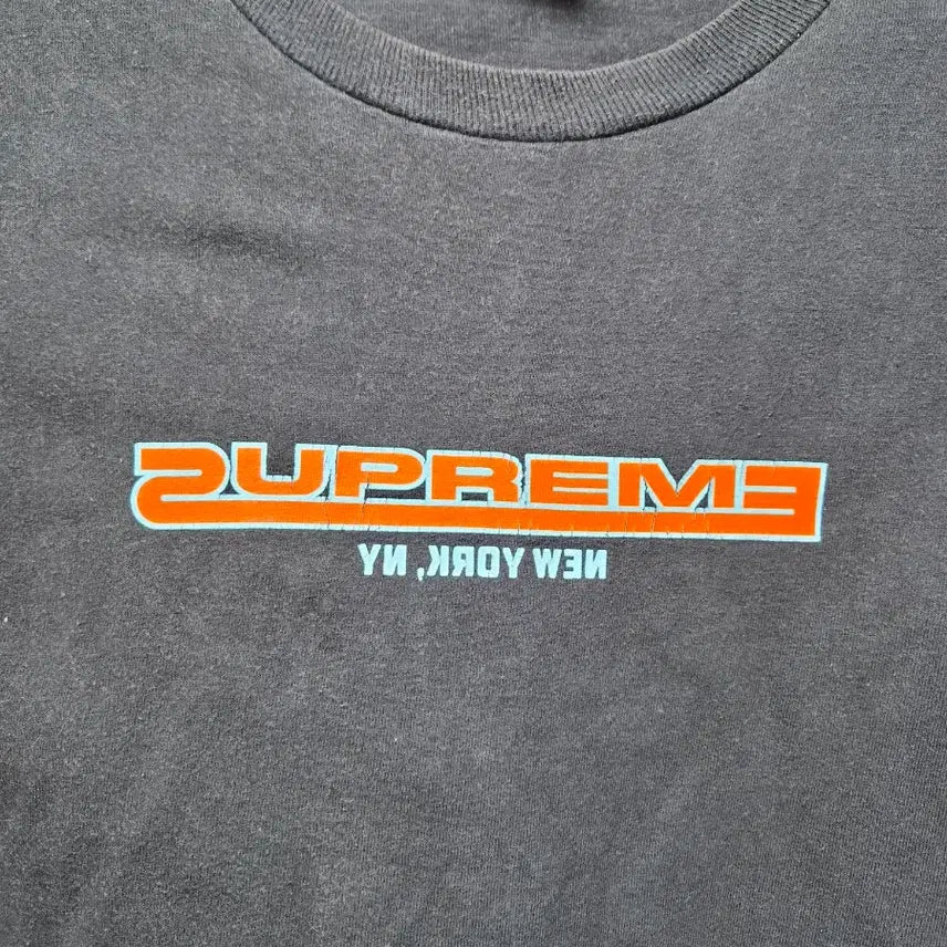 [BUNJANG] Supreme New York Short Sleeve T-Shirt Black / 슈프림 뉴욕 반팔 티셔츠 블랙