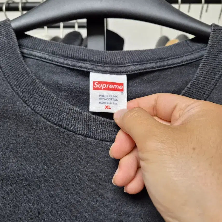 [BUNJANG] Supreme New York Short Sleeve T-Shirt Black / 슈프림 뉴욕 반팔 티셔츠 블랙