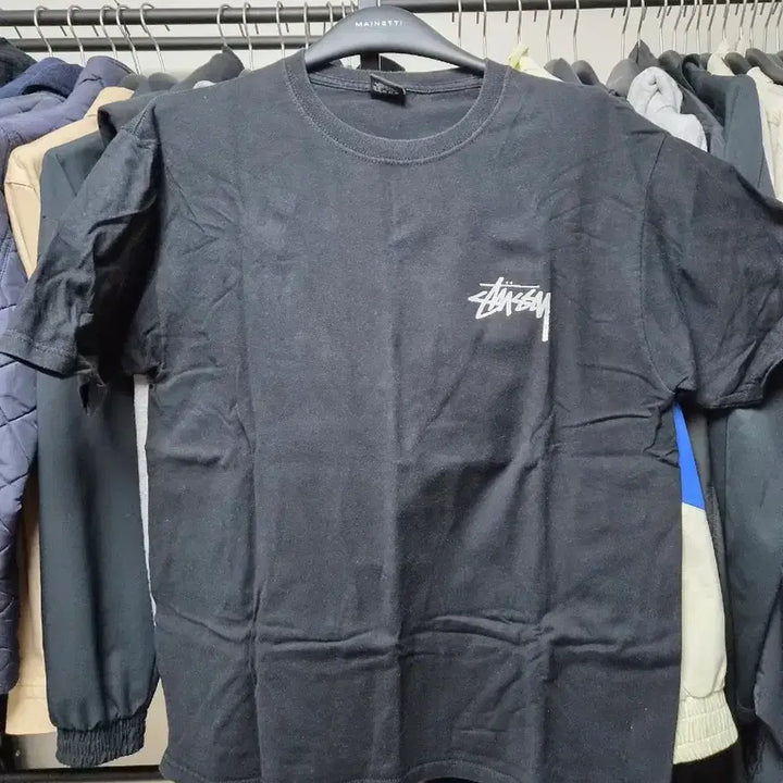 [BUNJANG] Stussy Black Short Sleeve T-Shirt / 스투시 블랙 반팔 티셔츠