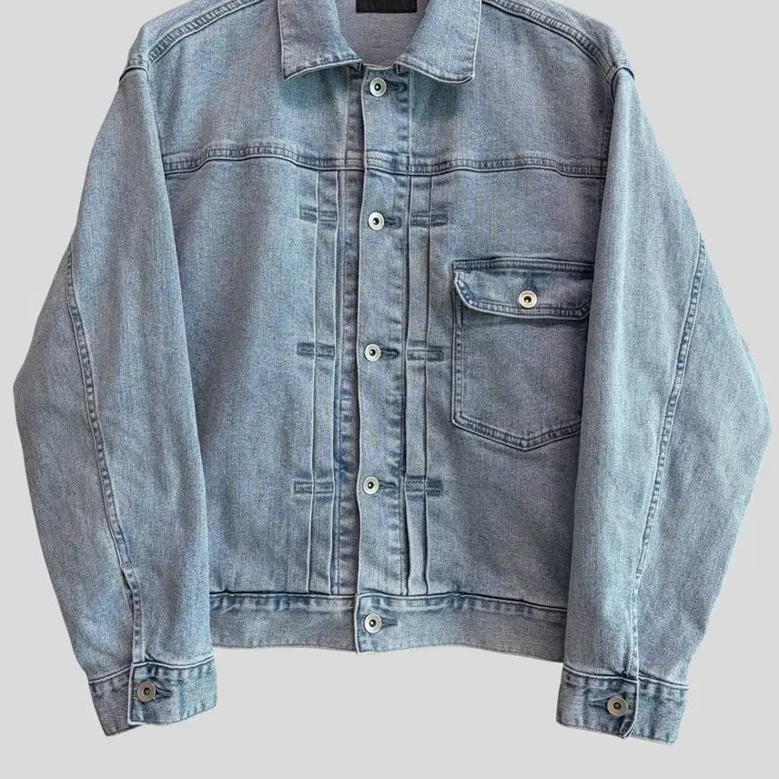 [BUNJANG] Uniqlo Denim Trucker Jacket (M) / (M)유니클로 데님 트러커 자켓
