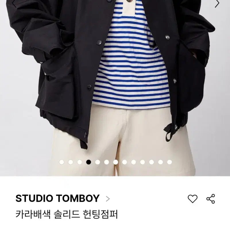 [BUNJANG] Studio Tomboy Lightweight Spring Jumper / 스튜디오톰보이 간절기 점퍼