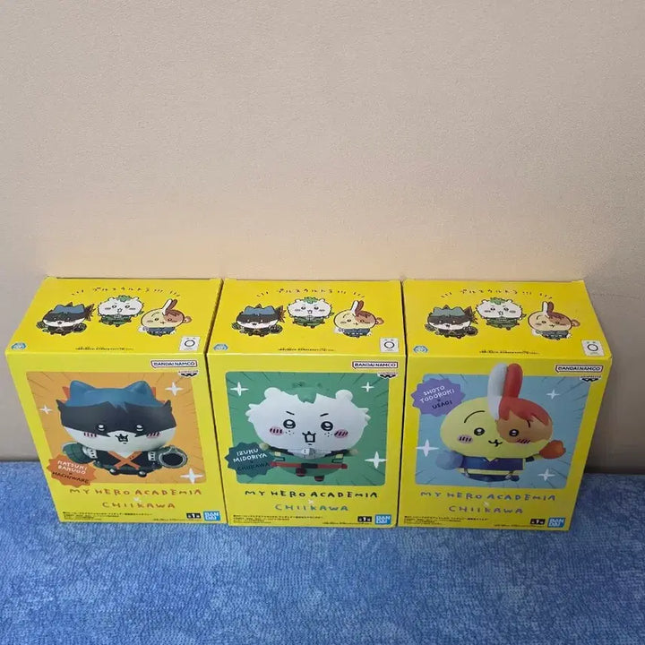 [SOLD OUT] 히로아카 X 치이카와 피규어 3종 세트 (미도리야, 바쿠고, 토도로키)