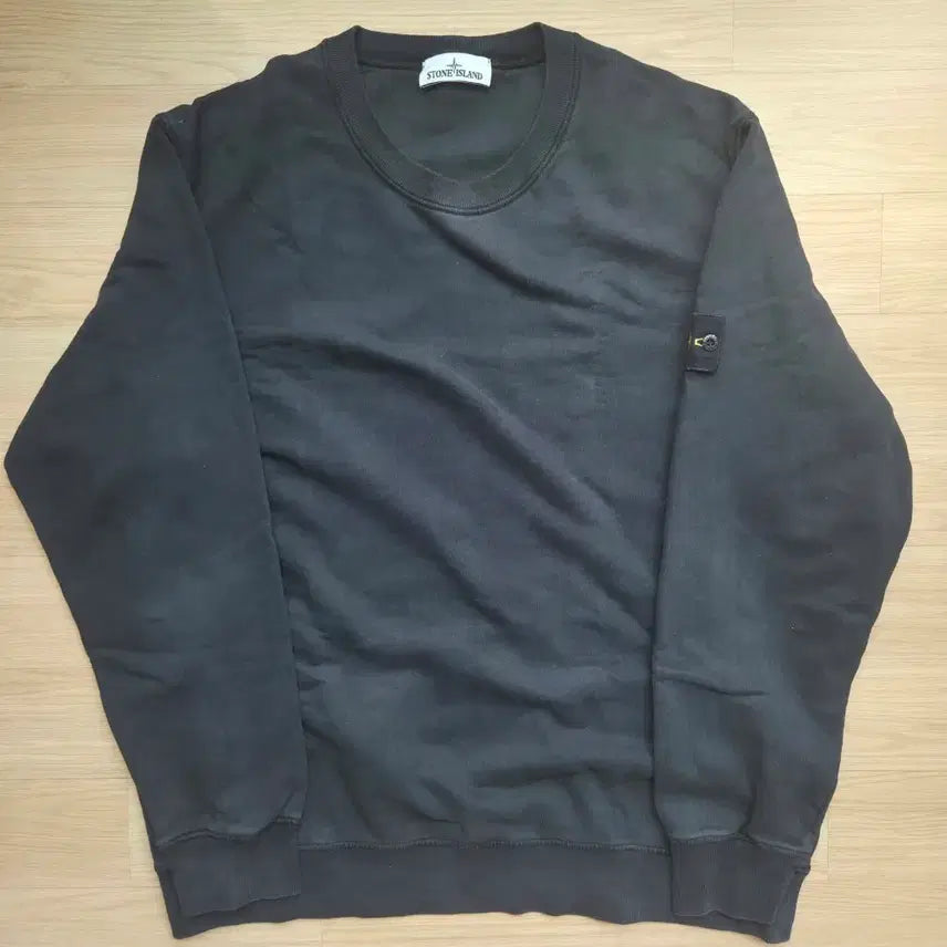 [SOLD OUT] 스톤아일랜드 맨투맨 블랙 3XL