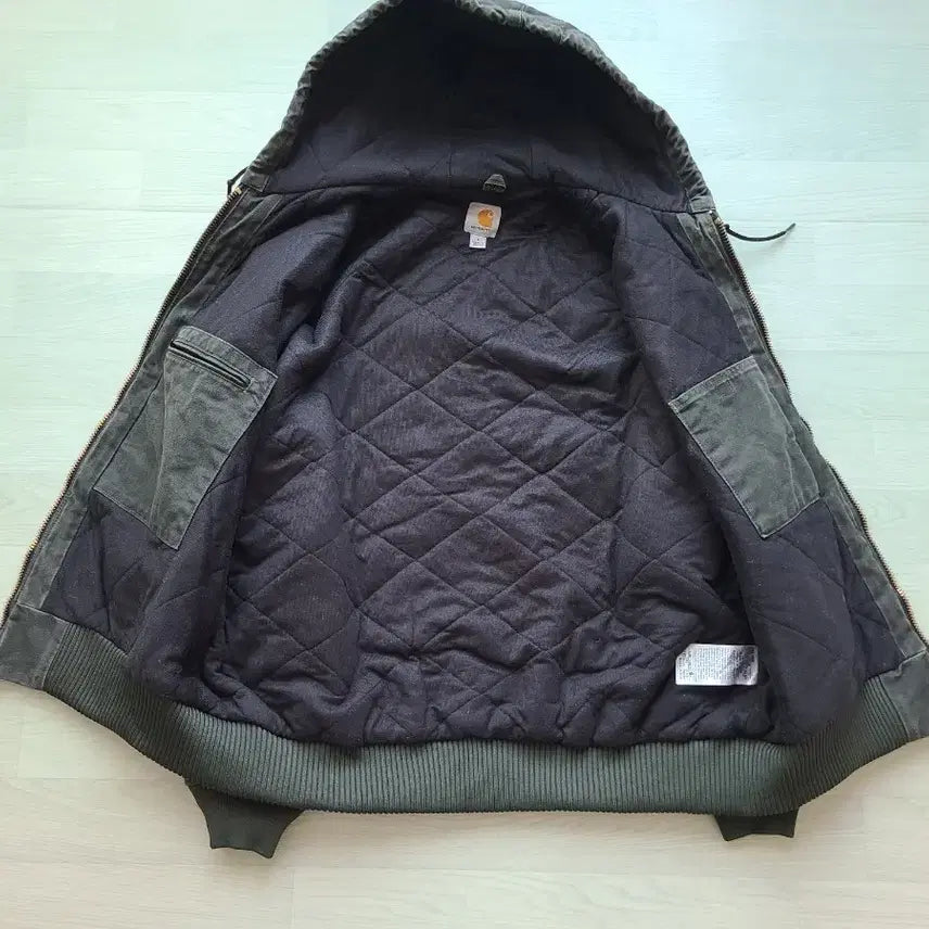 [BUNJANG] Carhartt J130 Moss Green Active Jacket / [L] 칼하트 j130 mos 모스그린 액티브 자켓