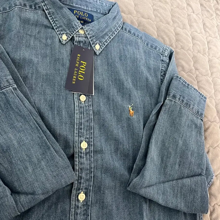 [BUNJANG] Polo Denim Shirt Women&