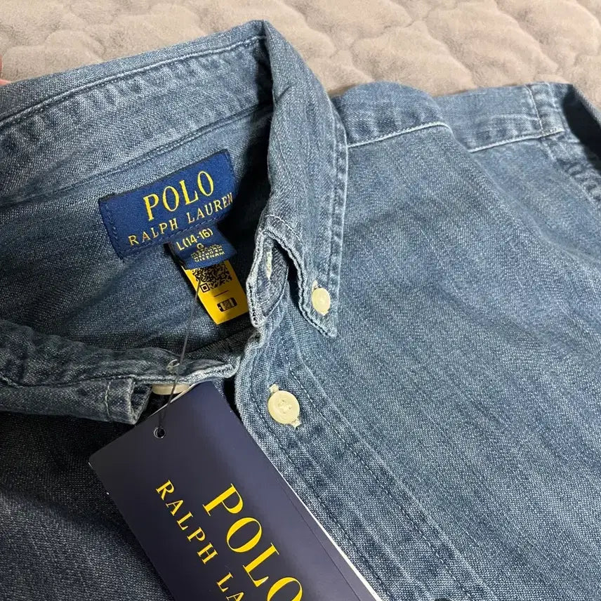 [BUNJANG] Polo Denim Shirt Women&
