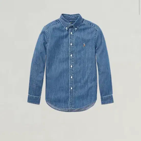 [BUNJANG] Polo Denim Shirt Women&