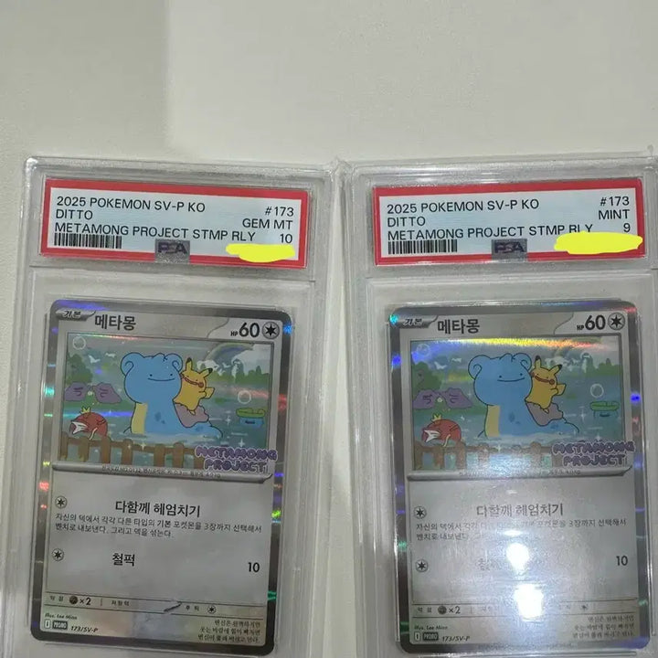[BUNJANG] Pokemon Card Ditto Promo PSA 10/9 Graded / 포켓몬카드 메타몽 프로모 PSA 10,9