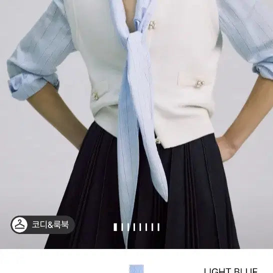 [BUNJANG] Mine (Hansum) Blouse / 마인(한섬)셔츠(블라우스)