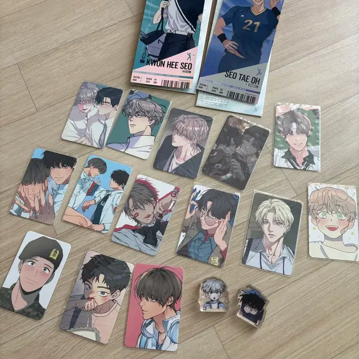 [SOLD OUT] 팀레진 티켓 굿즈 + 클라우드 백라이트 뿌없나 포카 일괄 양도합니다