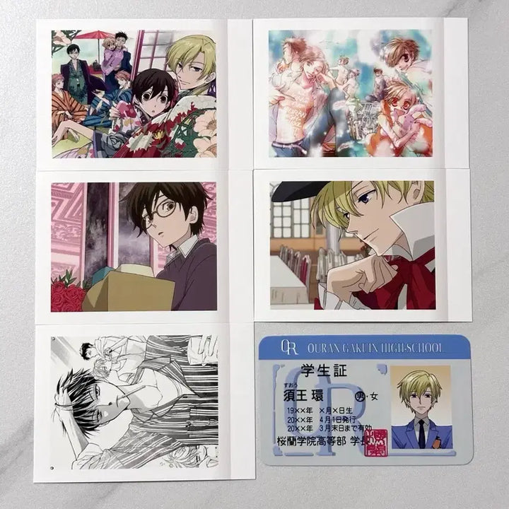 [BUNJANG] Ouran High School Host Club Tamaki Bundle Set / (일괄) 오란고교 호스트부 사교클럽 파샤+타마키 학생증